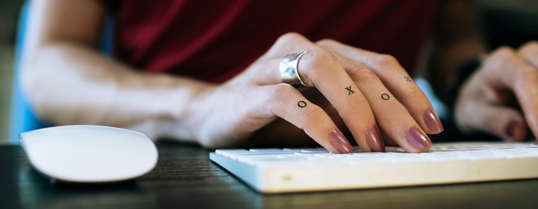a person writing on a book